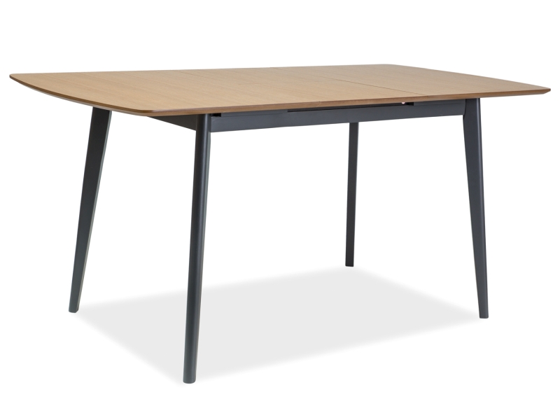 AKCE Jídelní stůl VITRO II s deskou v dekoru dub 120(160)x80, rozkládací II.jakost