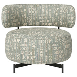 Joop! DESIGNOVÉ KŘESLO, textil, modrá, zelená