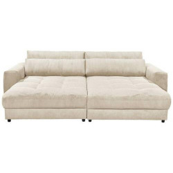 MID.YOU POHOVKA BIG SOFA, textil, kompozitní dřevo, krémová