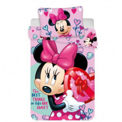 Povlečení do dětské postýlky minnie baby pink