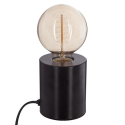 Stolní lampa SABA 10,5 cm černá