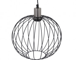 Závěsná stropní lampa Loft 30 cm, černá